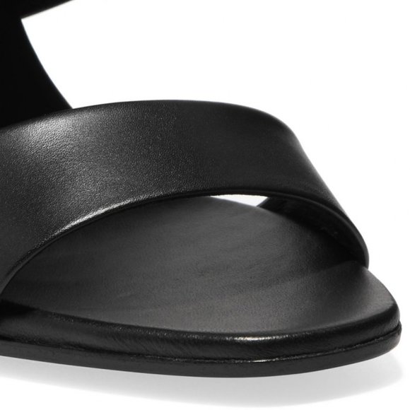 BALMAIN Alienor 100mm Buckle Sandals, Black - Picture 5 of 7